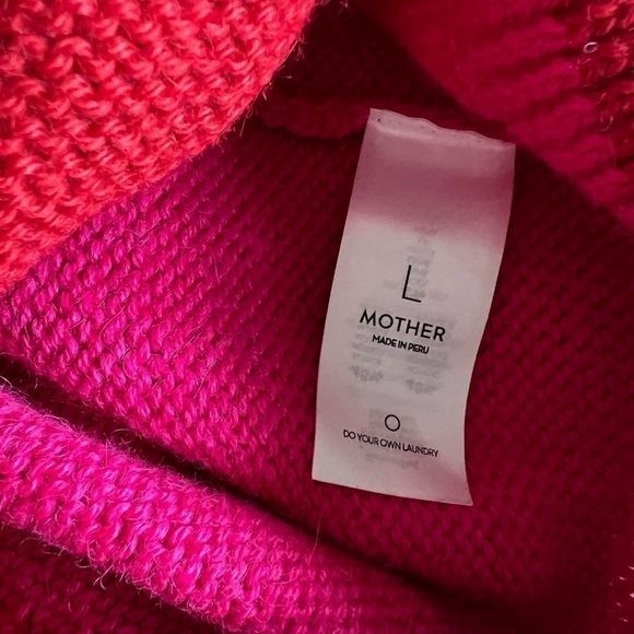 Mother Denim The Easy Drop Jumper Colorblock Sweater - Picture 4 of 15